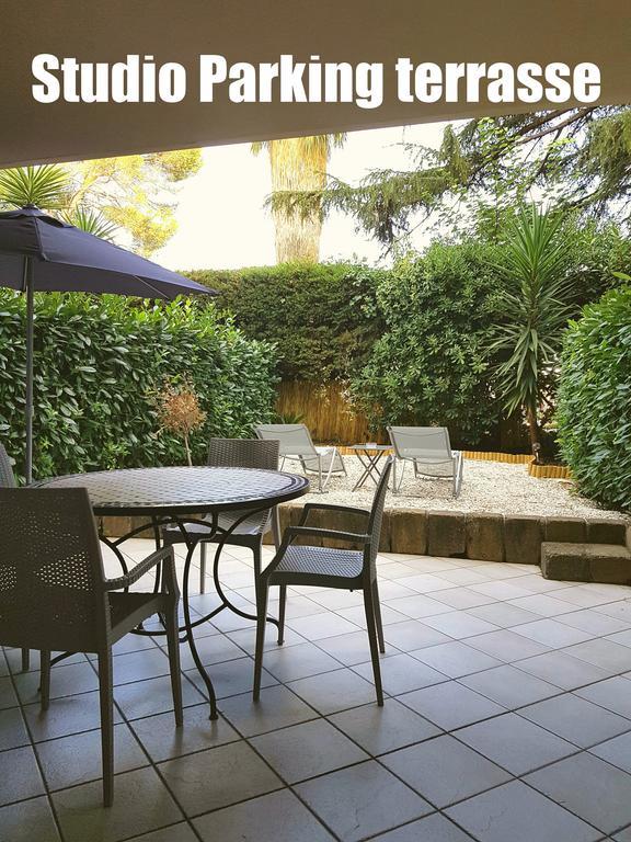 Beautiful studio close to beach private parking Villeneuve-Loubet Esterno foto